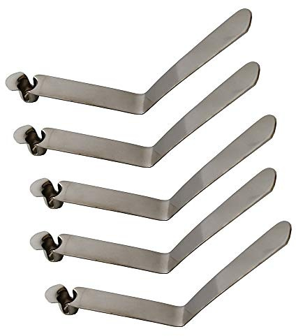 50 Stück Single Button Clips Kajak Paddel Markisenzelt Zeltrohr Snap Spring Clip Zeltstange Clips