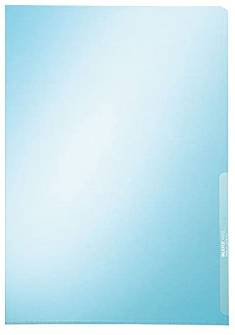 Leitz 4100-00-35 Sichthülle Premium, A4, PVC, dokumentenecht, blau