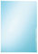 Leitz 4100-00-35 Sichthülle Premium, A4, PVC, dokumentenecht, blau