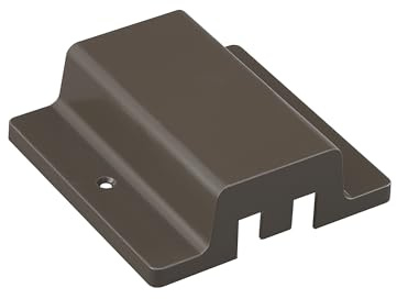 WAC Lighting H Track 120V Floating Canopy Connector to Power Track from Electric Box for H Style 3-Wire Track Systems in Dark Bronze