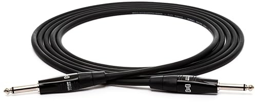 Hosa HGTR-010R, Pro Guitar Cable, REAN Straight to Right-Angle, 10 ft