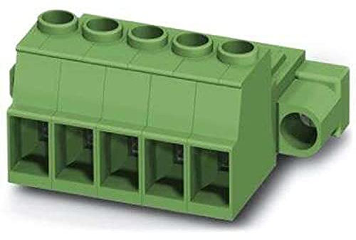 PHOENIX CONTACT IPC 5/6-STF-7,62 Leiterplattenstecker, 41 A, 1000 V, 6 mm² Nennquerschnitt, Grün, 6 Anzahl der Potenziale, IPC 5/..-STF Artikelfamilie, 7,62 mm Rastermaß, 50 Stück