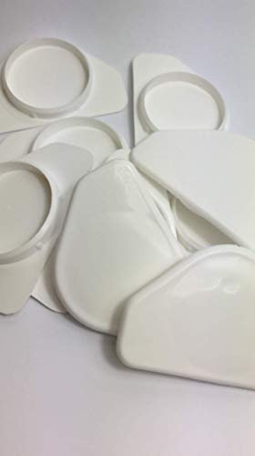 Hinge and Bracket Supplies 35Mm Hinge Winged Cover Caps 10 X WHITE For Kitchen Cabinets
