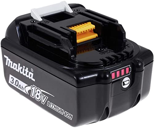 Batteria per MAKITA tipo BL1830 3000 mAh, 18 V, agli ioni di litio