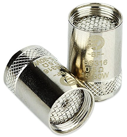 5er Pack Cubis BF SS316 / Clapton Verdampferköpfe Joyetech, Zubehör/Widerstand:1.0 Ohm