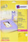 Avery España L7760-25 CD-Etiketten, glänzend, 2 Etiketten pro Blatt, Durchmesser 117 mm, Weiß, 25 Stück