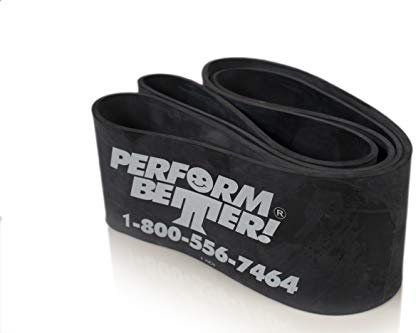 PERFORMBETTER+ Superband, Robustes Widerstandsband für Kraft- und Ausdauertraining, Schwarz, 120kg Widerstand, 10cm breit