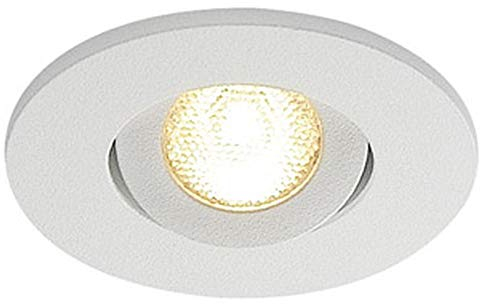 SLV NEW TRIA 45, Einbauleuchte, LED, 3000K, rund, weiß matt, 30°, inklusiv Treiber, Clipfedern
