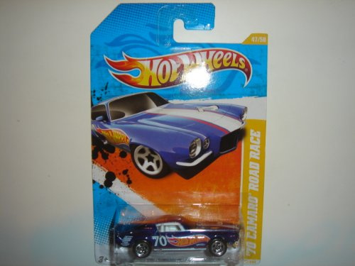 2011 Hot Wheels '70 Camaro Road Race Dark Blue #47/244