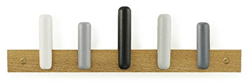 Normann Copenhagen 380000 Garderobenhakenleiste, Holz, Shadow, 60 x 6.3 x 17.2 cm