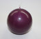 eventkauf Kugelkerze rund 60 mm (Farbe wählbar) (Pflaume)