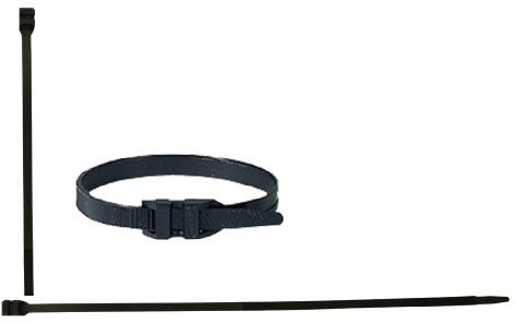 Legrand LEG31919 Colson Lot de 100 Colliers protégé UV avec denture extérieure Noir
