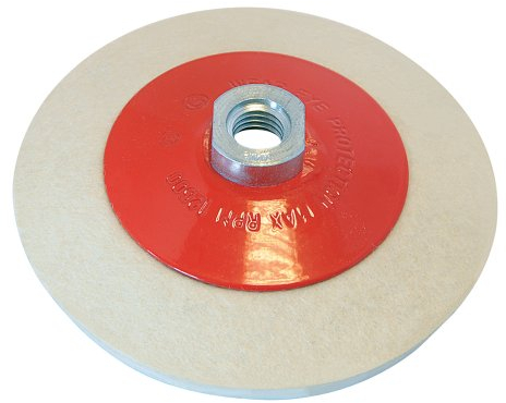 Silverline 105864 Bevelled Felt Buffing Wheel 115 mm