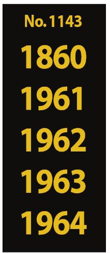 SAFE 1143 Signetten Jahreszahlen 1860 1861 1862 1863 1864 SET