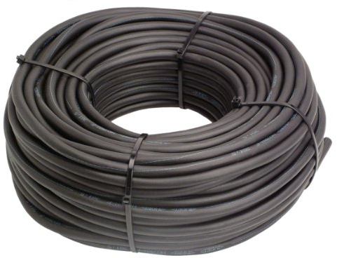 as - Schwabe Câble - fil - 50m H07RN-F 3G2,5 noir, asrcial, chantier, IP44, 10020