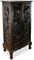 livasia Asiatischer Schrank aus Massivholz – 65x35x125cm – Handgeschnitztes Highboard aus Akazienholz, Kommode mit Einzigartigem Design, Nachhaltig & hochwertig