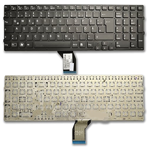 Bucom VPC-CB Tastatur kompatibel mit Sony Vaio VPC-CB17 VPC-CB2S1E/W VPCCB4Z1E Keyboard Schwarz