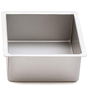 Decora 0062609 Teglia Professionale Quadrata, Alluminio Anodizzato, Argento, 40 x 40 x 10 cm