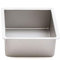 Decora 0062609 Teglia Professionale Quadrata, Alluminio Anodizzato, Argento, 40 x 40 x 10 cm