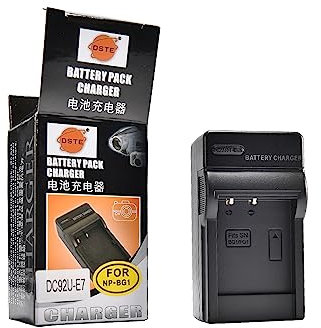 DSTE NP-BG1 NP-FG1 fotocamera digitale Caricabatterie Compatibile per Sony Cyber-shot DSC-H70 DSC-H90 DSC-HX5V DSC-HX7V DSC-HX9V DSC-HX10V DSC-HX20V DSC-N1 DSC-N2 DSC-T20 DSC-T100 DSC-W30 Camera