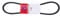 Rotary Corp Ceinture rotative Premium 5/8 x 25,4 cm