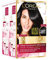 L'Oréal Paris - Excellence Crème - Coloration Permanente Triple Soin 100% Couverture Cheveux Blancs - Nuance 1 Noir - Lot de 2