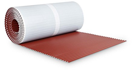 BMD Kaminanschlussband | 6 Farben | 300 mm x 5 m | kastanie RAL 8012 | Wandanschlussband | UV-beständig | Butylkleber selbstklebend | Schornstein | Dachfenster | Erker | Kamin | Dach | Wand