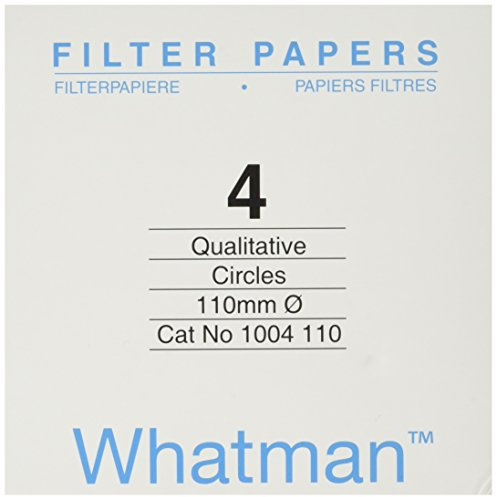 Carta da filtro Whatman qualitativa standard, Grado 4, 100 Pezzi