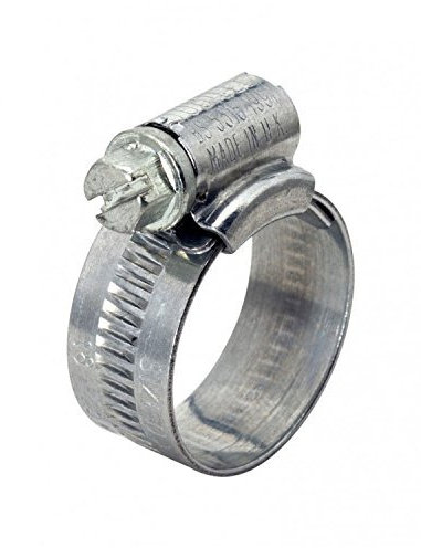 Best Price Square 00MS Hose Clamp, Zinc Plated 13-20MM, Silver, 10 Pieces