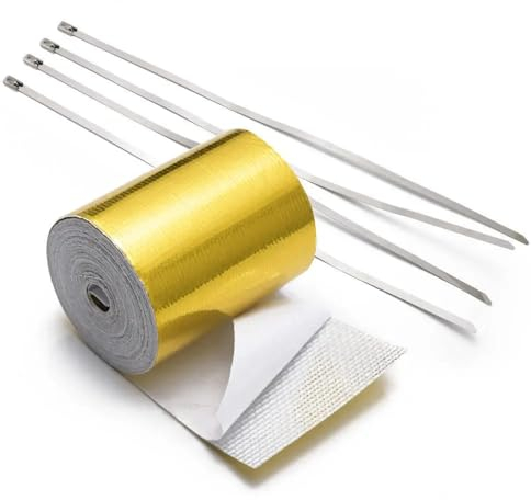 EPMAN 2 x 5 Metri Rotolo AUTOADESIVO RIFLETTARE UN ORO CALORE Wrap Barriera EPMAN 2 x5 Metri Rotolo AUTOADESIVO RIFLETTARE UN ORO CALORE Wrap Barriera EP-WR20DJGOLD