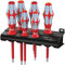 Wera 3165 i/6 Schraubendrehersatz, Edelstahl + Rack, 6-teilig, 05022745001