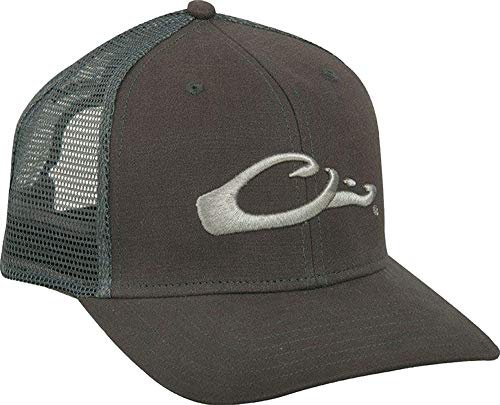 Drake Mesh Back Flat Bill Cap - Schwarz - Einheitsgröße