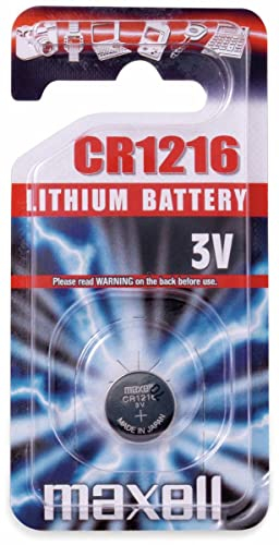 Maxell CR1216 Lithium 3 Volt Battery