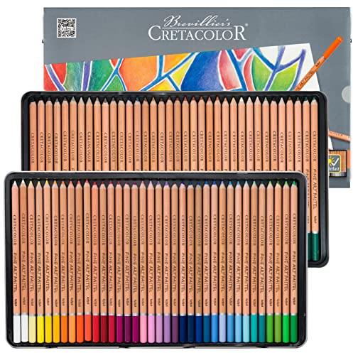 Cretacolor Pastel Pencils | Pastellstifte mit hoher Lichtechtheit | 72 Farben