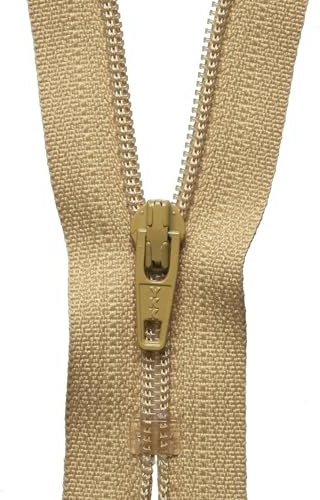 YKK Coil Zip, No. 845 Light Old Gold, 51 cm Length