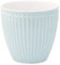 GreenGate - Kaffeetasse - Latte Cup - Becher - Alice - Pale Blue - Porzellan