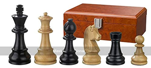 Philos 2121 - Schachfiguren Ludwig XIV, Königshöhe 76 mm, gewichtet, in Figurenbox