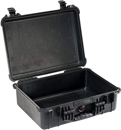 PELI 1520 Indestructible Protective Case, IP67 Watertight and Dustproof, 49L Capacity, Made in Germany, No Foam, Black