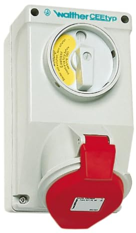 Walther Werke AT110 AT110 CEE Wall Socket 16 A 5-Pin 400 V Pack of 1
