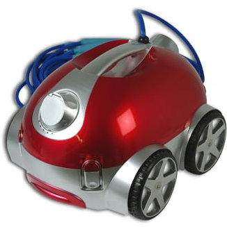 NAIA Productos QP | Limpiafondos Eléctrico, Robot Piscina, Limpieza Manual o Automática, Ideal para Piscina con Fondo Plano | Azul