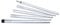 Tatonka Tarp-Stange 160 cm - Steckbare, 5-teilige Tarpstange aus Aluminium mit 1,60 Meter Länge - zum Aufspannen von Tarps und Sonnensegel, Silber