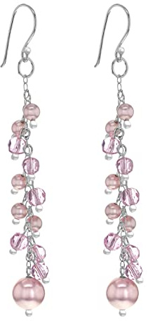 Tuscany Damen-Ohrhänger Modeschmuck Ohrringe Sterling-Silber 925 8.56.7339
