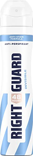 Right Guard Women's Deodorant Invisible, 48 Hour High Performance Anti-Perspirant Aerosol Spray, No White Residue, Alcohol Free, Dermologically Tested 250ml