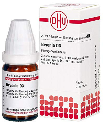 DHU Bryonia D3 Dilution, 20 ml Lösung