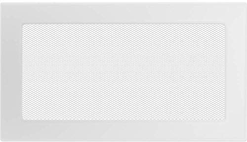 KRATKI Griglia bianca per caminetto, griglia bianca 11x32