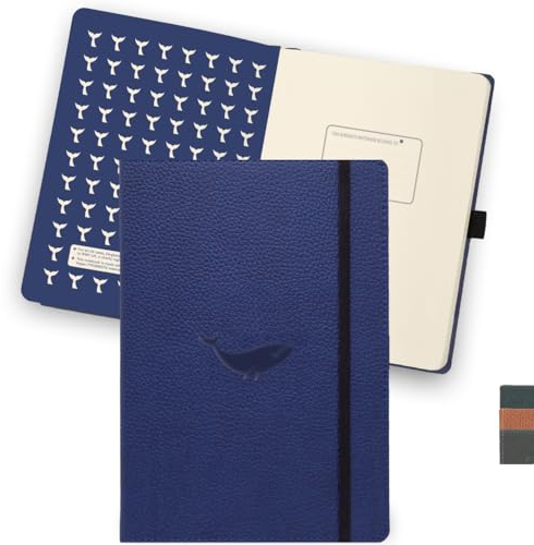 Dingbats* - Tierwelt Notizbuch A4 Blanko - Hardcover PU Leder Journal für Arbeit, Reisen - Tasche, Elastischer Verschluss, Stifthalter, Lesezeichen
