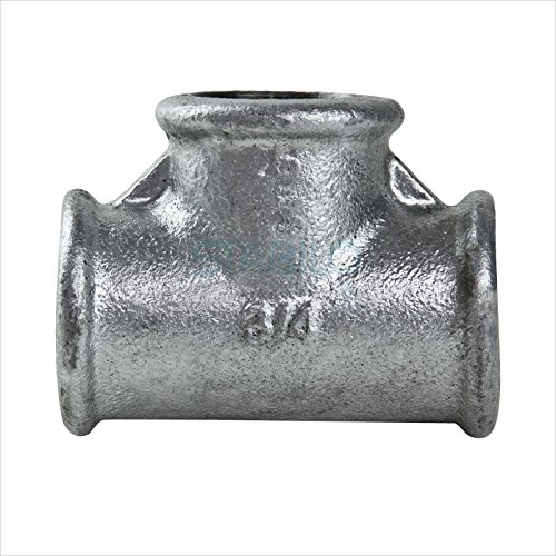 Stabilo-Sanitaer Rohr T-Stück 3/4 Zoll DN20 Abzweig Temperguss Fitting Gewindefitting Tempergussfitting Rohrfitting