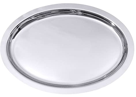 Contacto Edelstahl Bankettplatte oval 56 x 40 cm