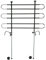 S SUMEX Separador Metálico De Perros Tamaño Min: 84 x 84 cm Max: 144 x 131 cm Mayor Seguridad para tu Mascota y Pasajeros Tamaño Ajustable