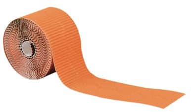 Pacon Bordette Orange, 2.25 x 50m, 6 Rolls, Display Rolls, For Schools and Home Schooling